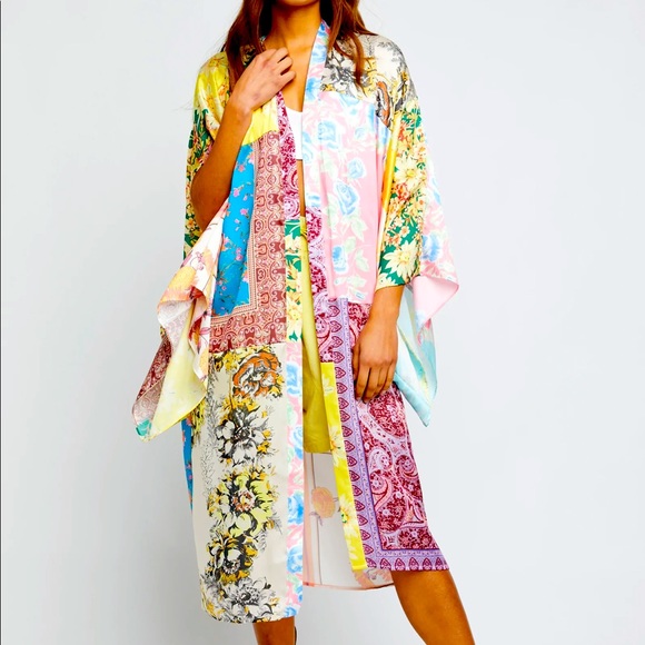 Free People Other - Free People Patched With Love Kimono NWT